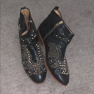 Zara Woman Studded Booties